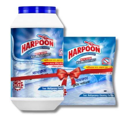 Harpoon Bathroom Cleaning Powder 400gm (Buy 1 Get 200gm Free) – Powerful Multi-Surface Cleaner