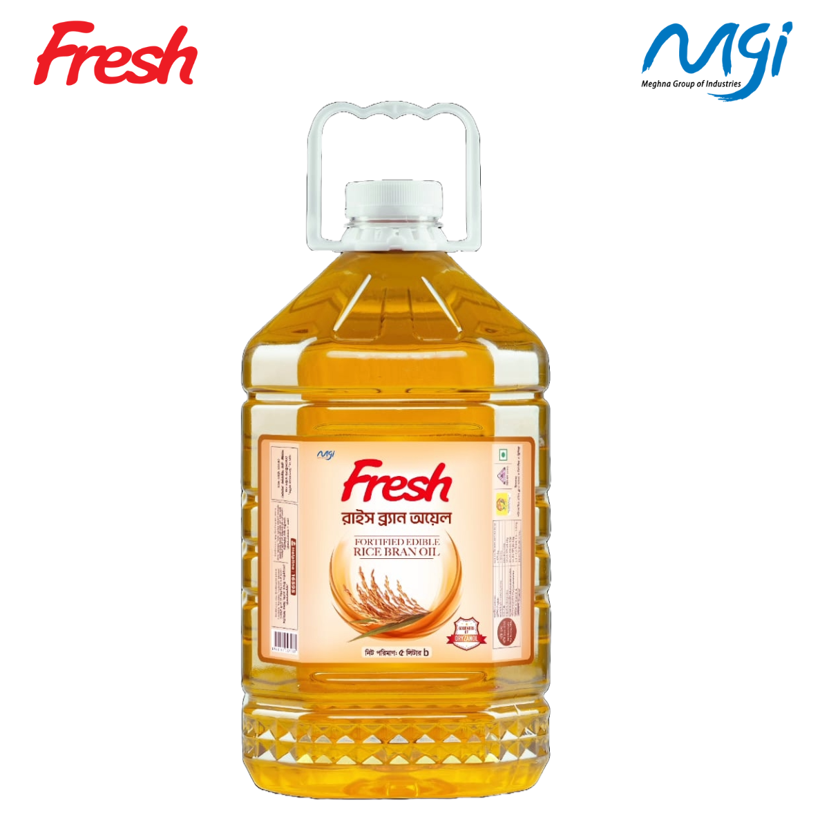 Fresh Rice Bran Oil – 5 Litre Healthy Cooking Oil | Nustrat Store