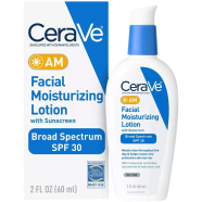 CeraVe AM Facial Moisturizing Lotion with Sunscreen – 60ml | SPF Day Moisturizer | Nustrat Store
