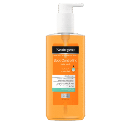 Neutrogena Spot Controlling Facial Wash – 200ml | Acne & Oil Control Face Wash | Nustrat Store